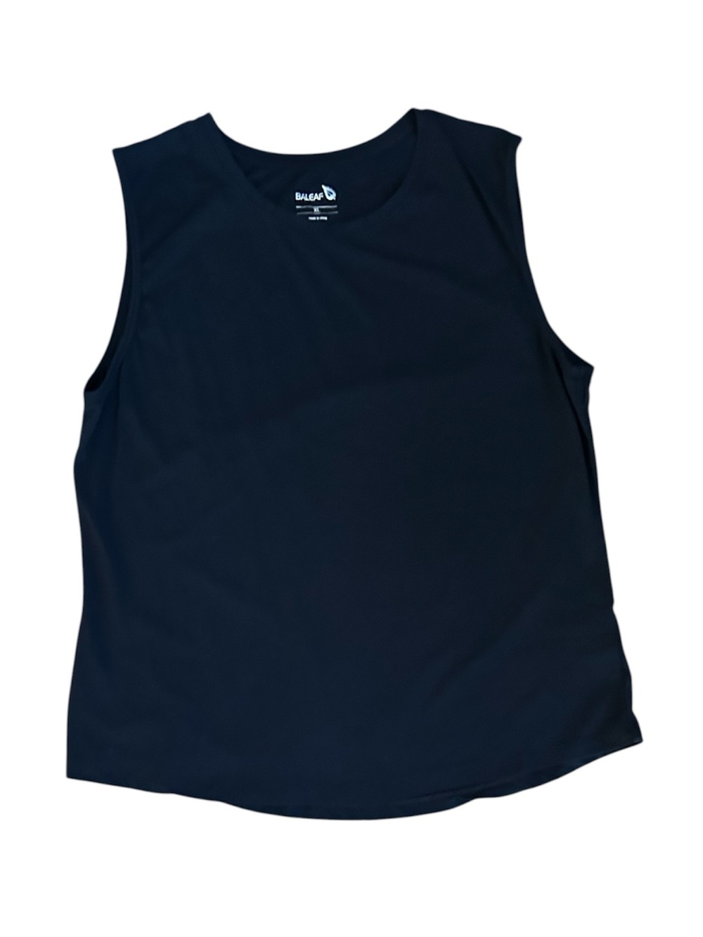 Baleaf Black Athletic Crewneck Tank Top